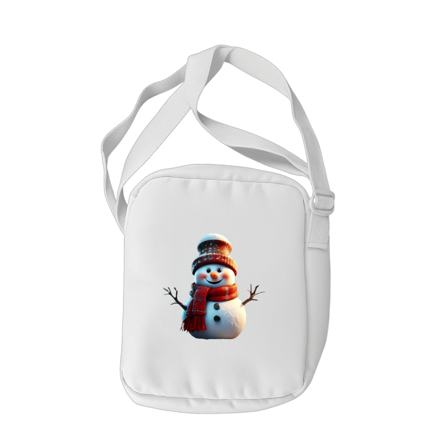 Schulrucksack-Set fröhlicher Comic Schneemann