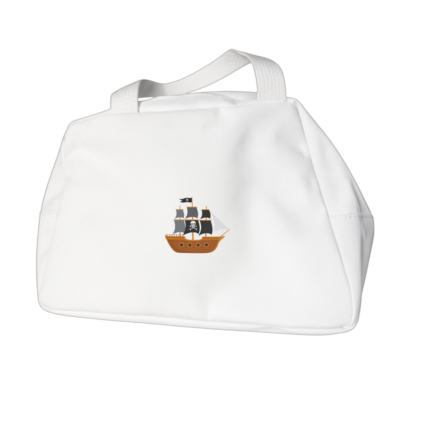 Schulrucksack-Set old Comic Piratenschiff