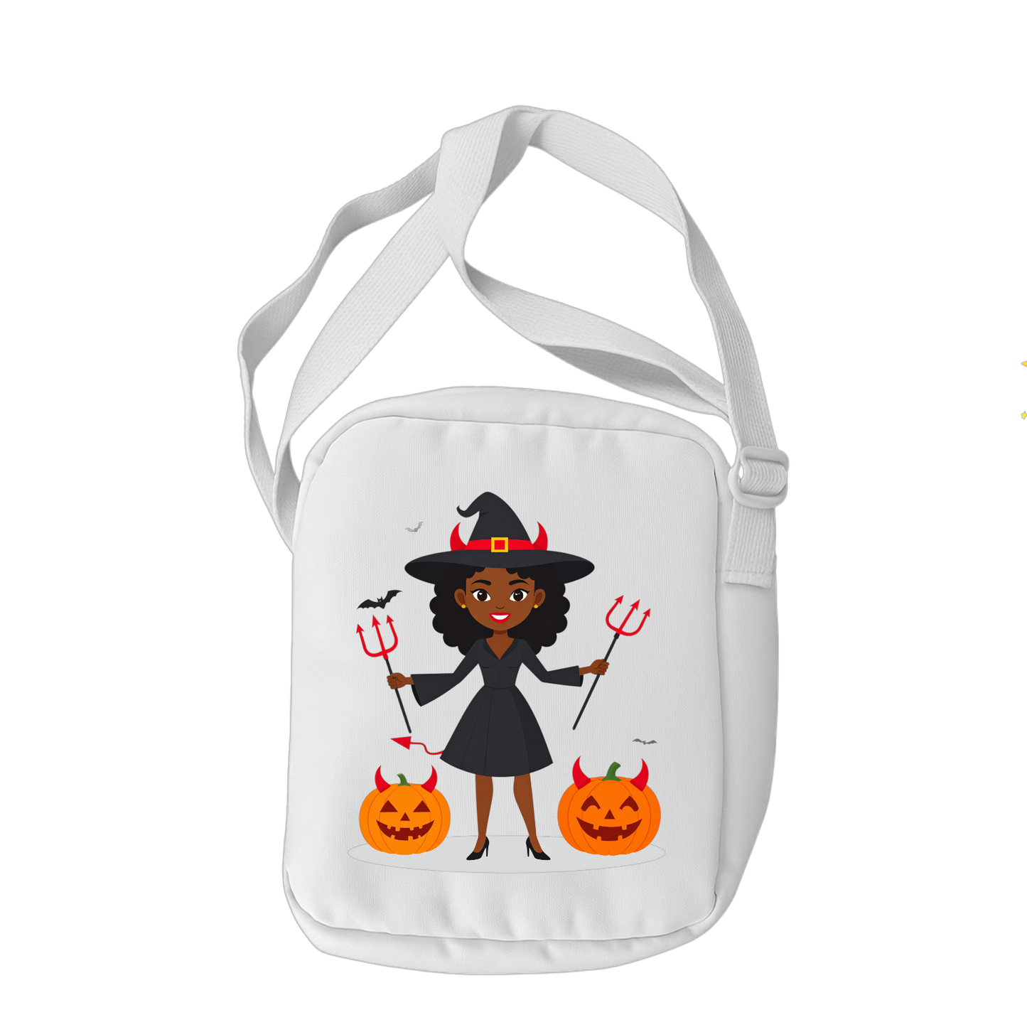 Schulrucksack-Set schwarze Magierin