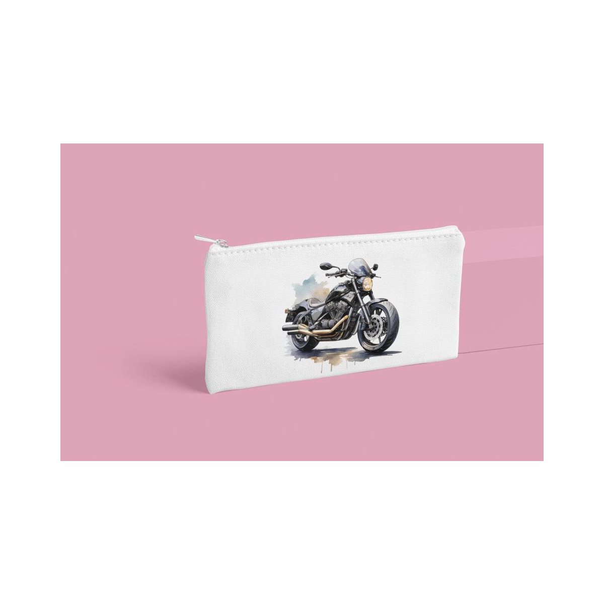 Schulrucksack-Set schwarzes Motorrad