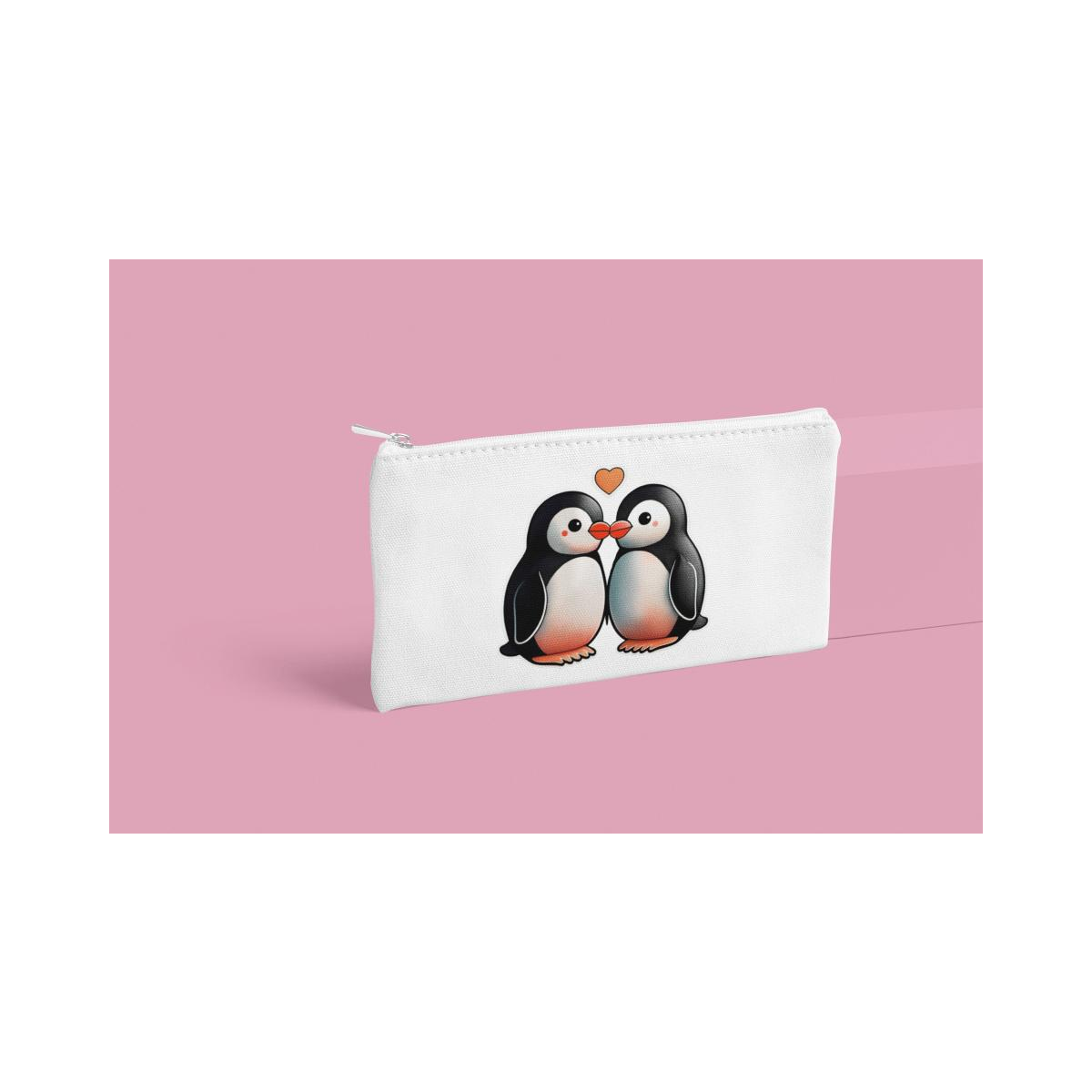 Schulrucksack-Set Verliebte Pinguine (4 Taschen)