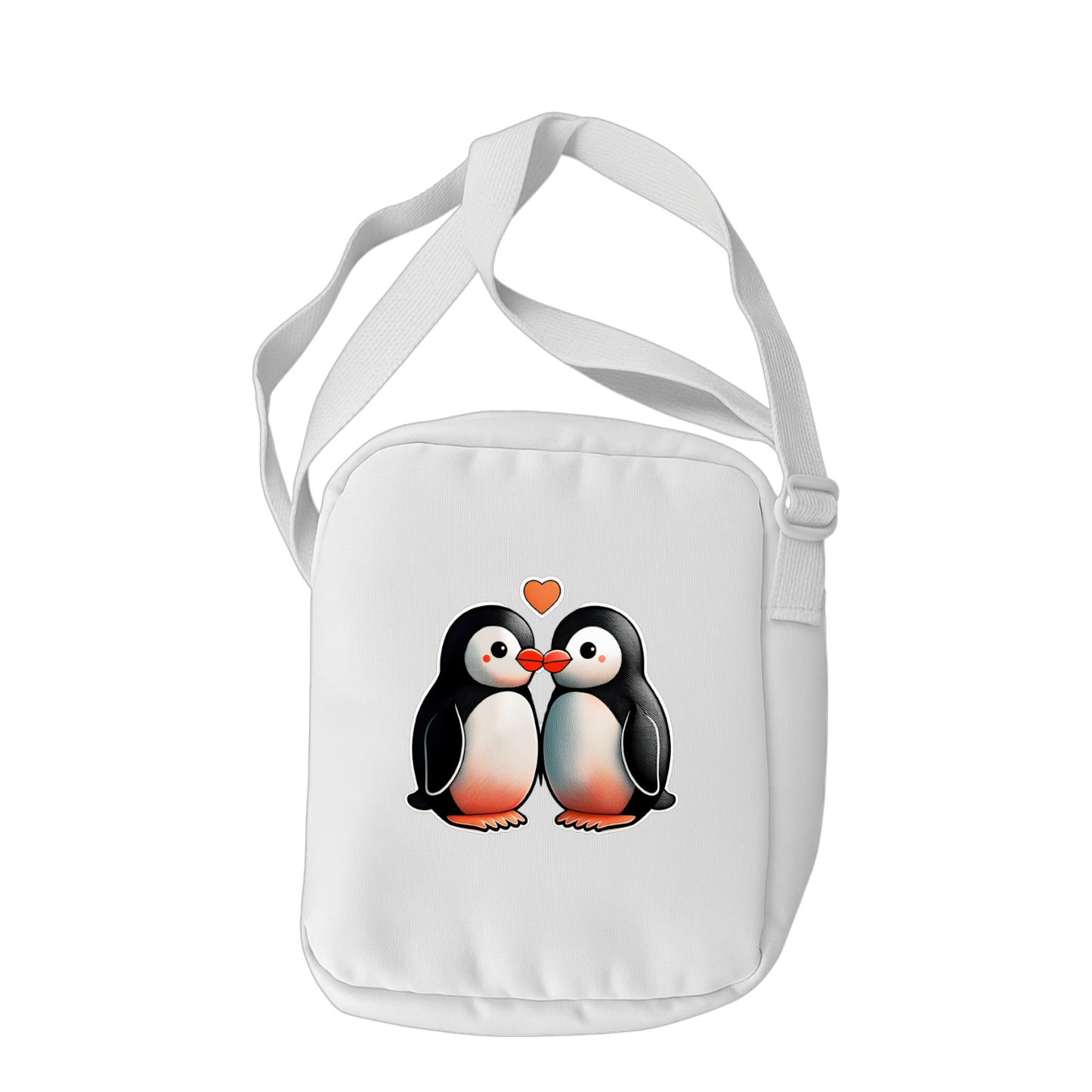 Schulrucksack-Set Verliebte Pinguine (4 Taschen)