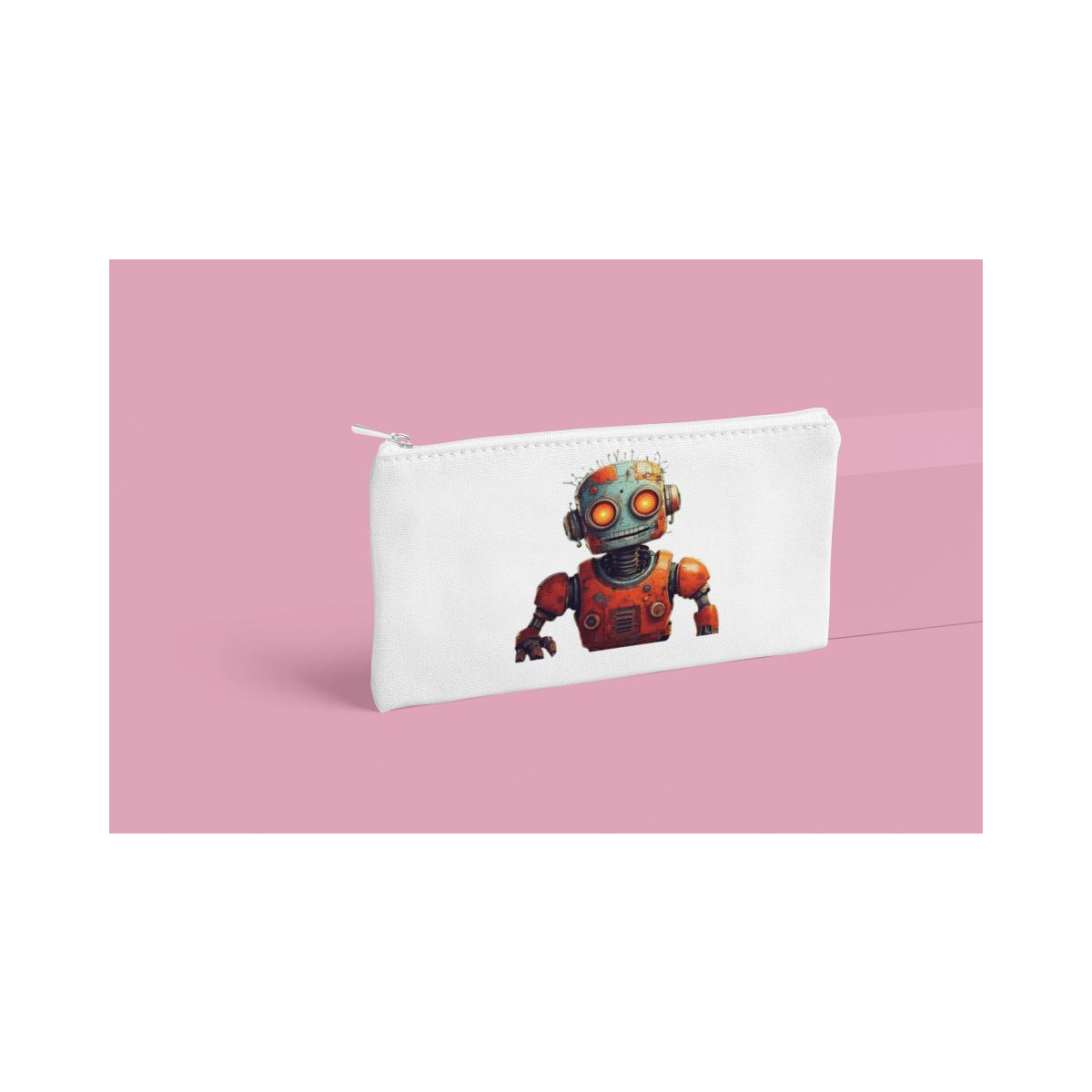 Schulrucksack-Set watercolor Roboter