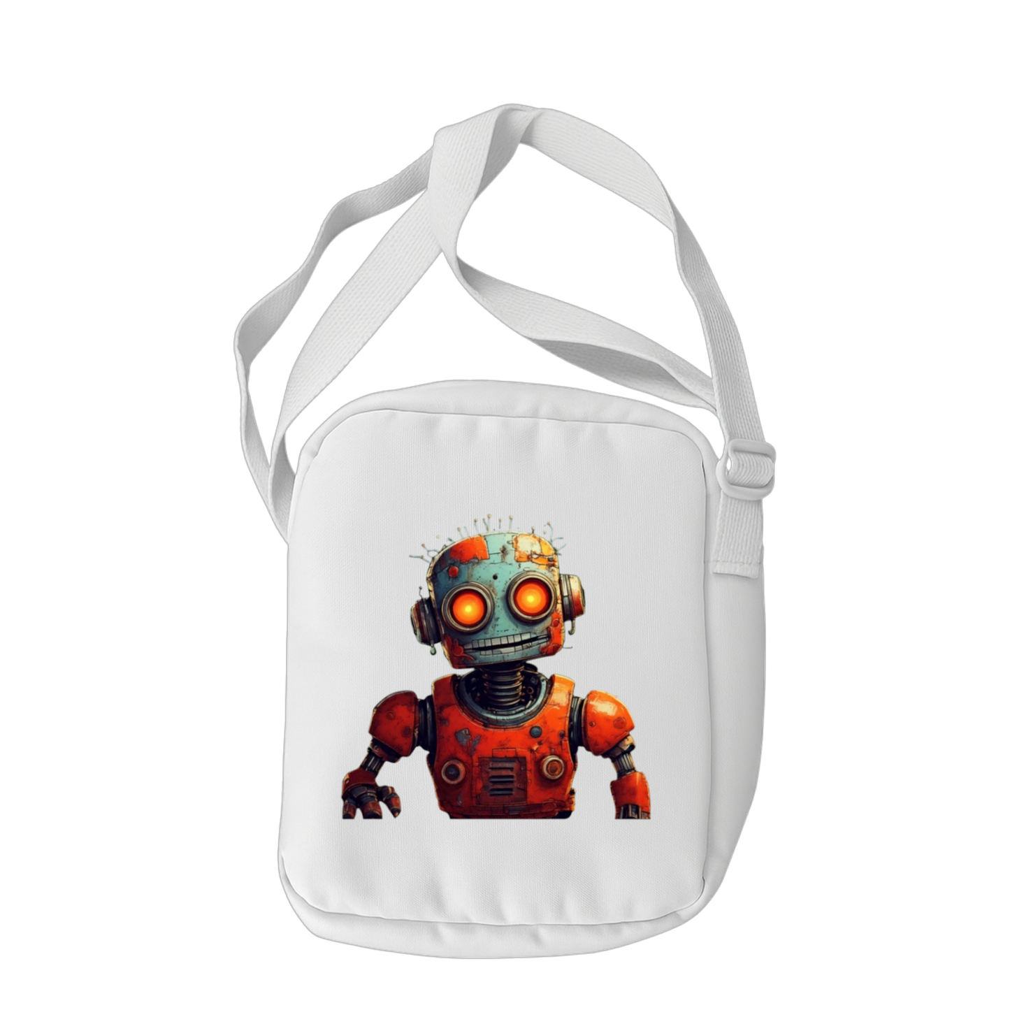 Schulrucksack-Set watercolor Roboter