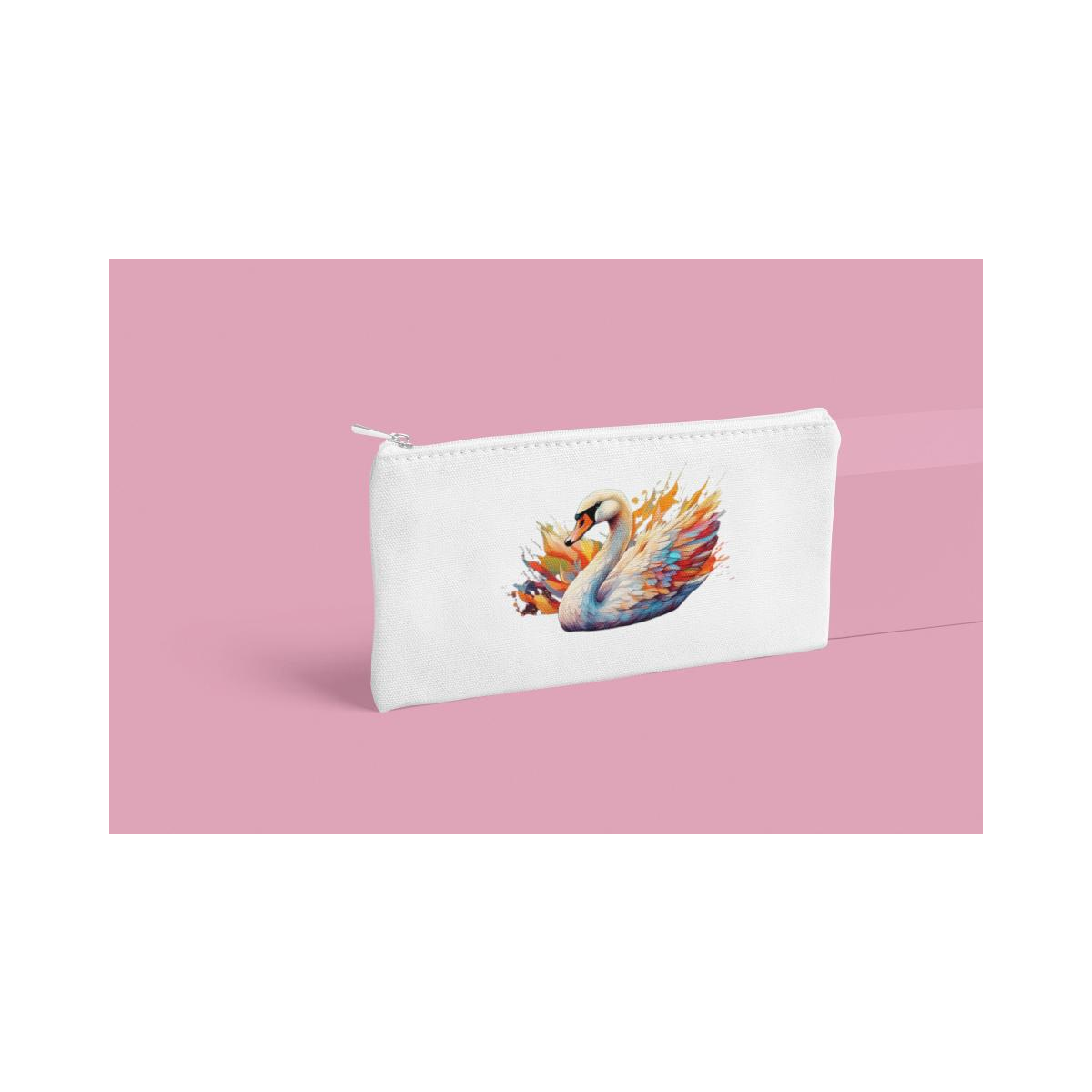 Schulrucksack-Set watercolor Schwan