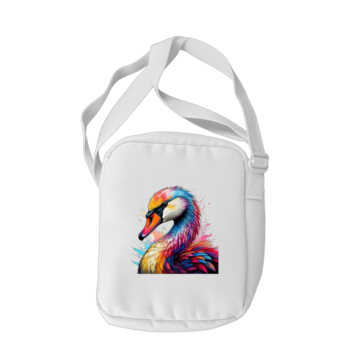 Schulrucksack-Set watercolor Schwan