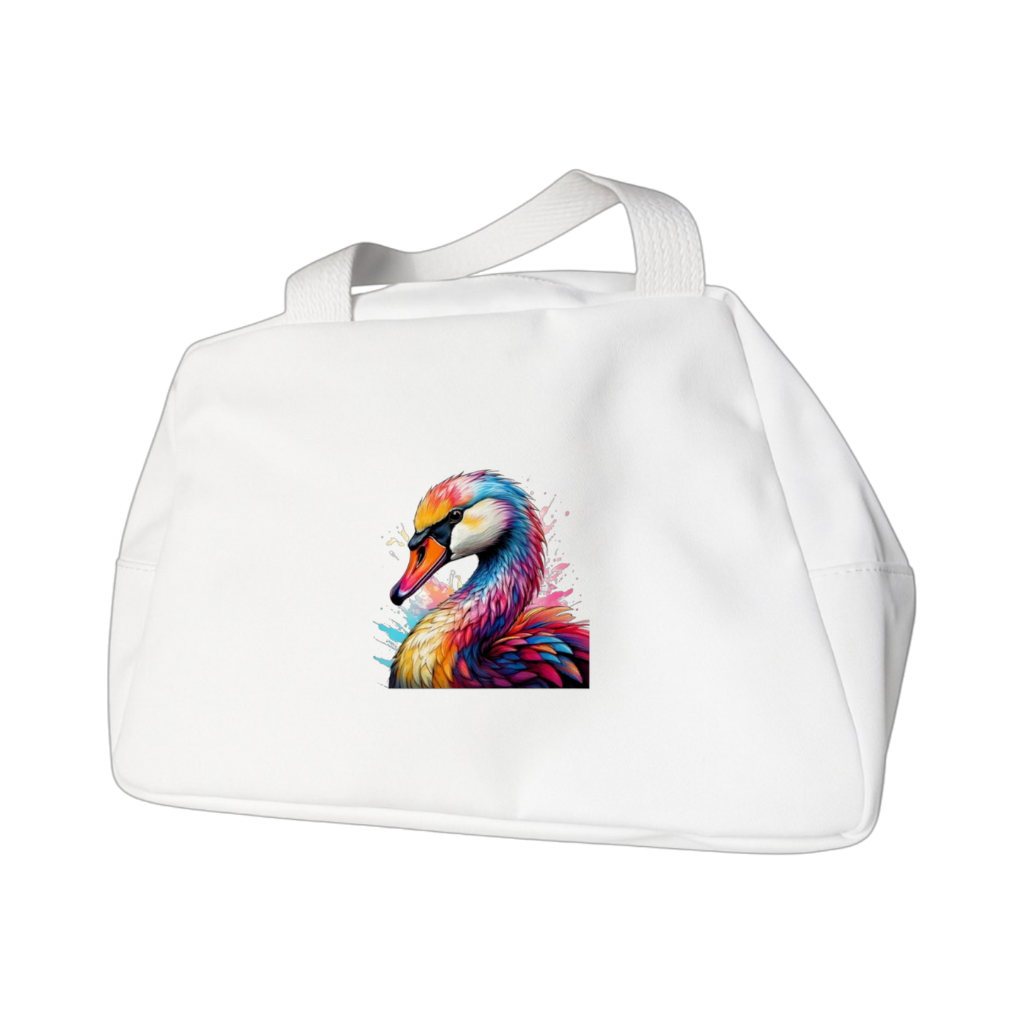 Schulrucksack-Set watercolor Schwan