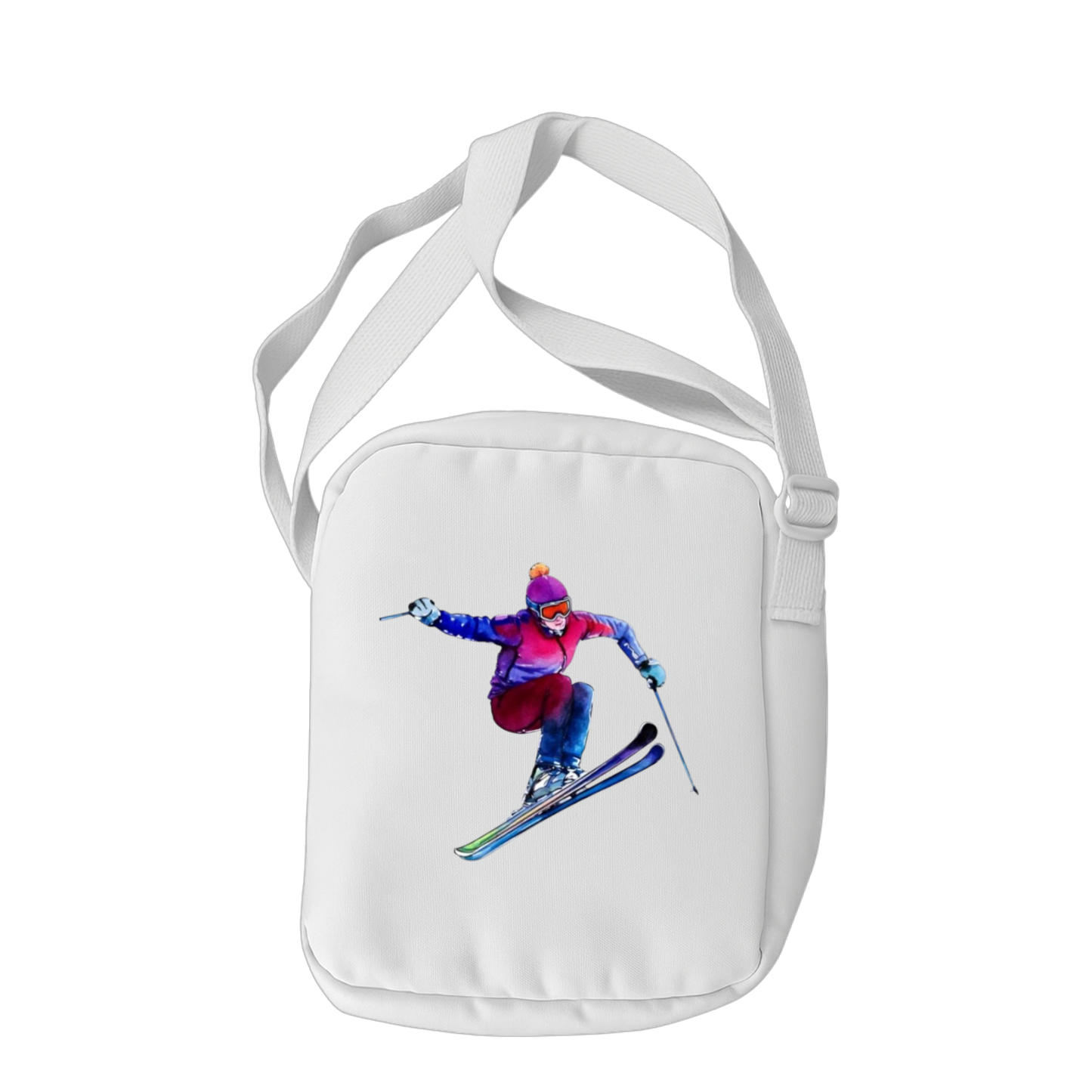 Schulrucksack-Set watercolor Ski