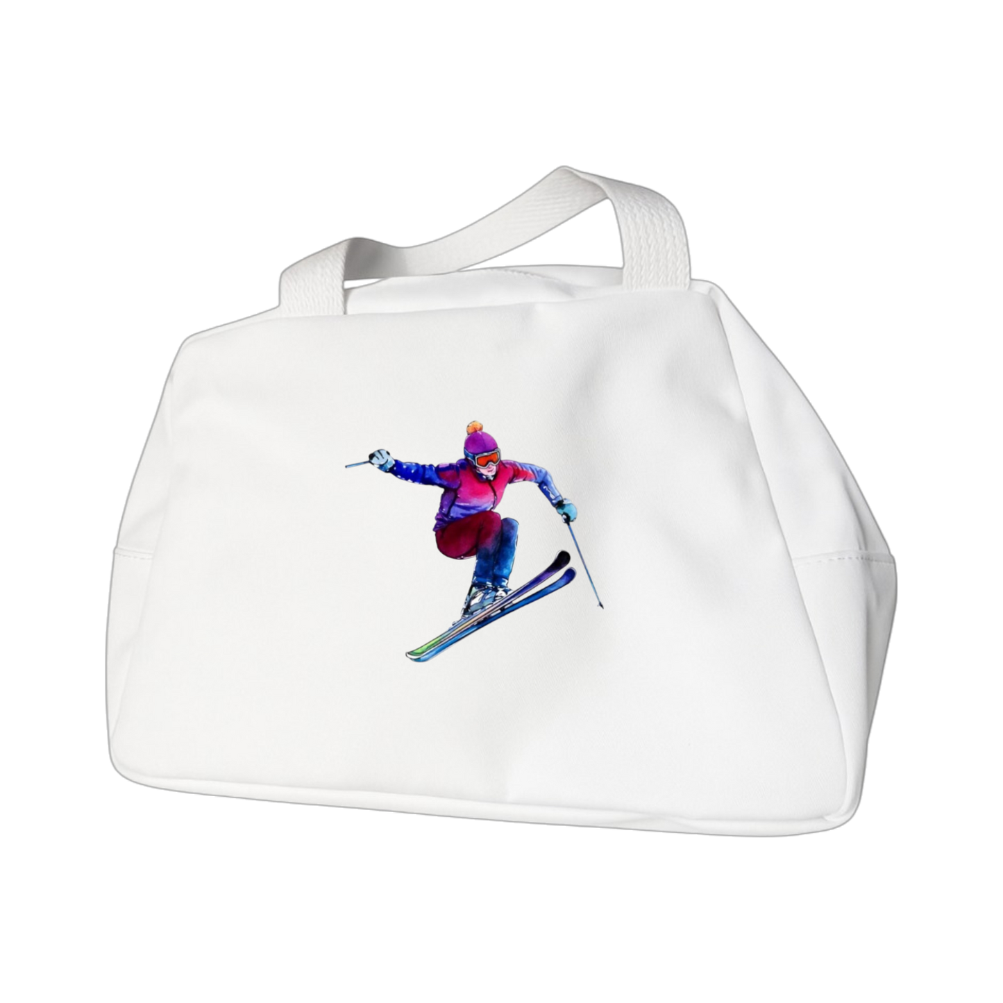 Schulrucksack-Set watercolor Ski