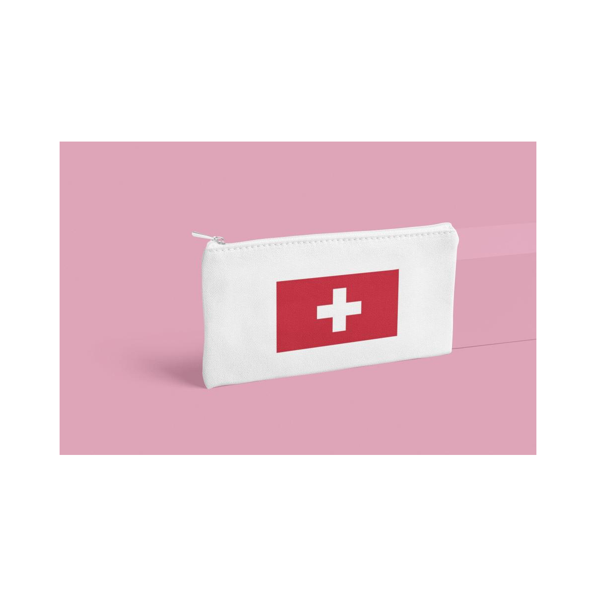 Schulrucksack Schweiz Flagge (Inkl. 4 Taschen)