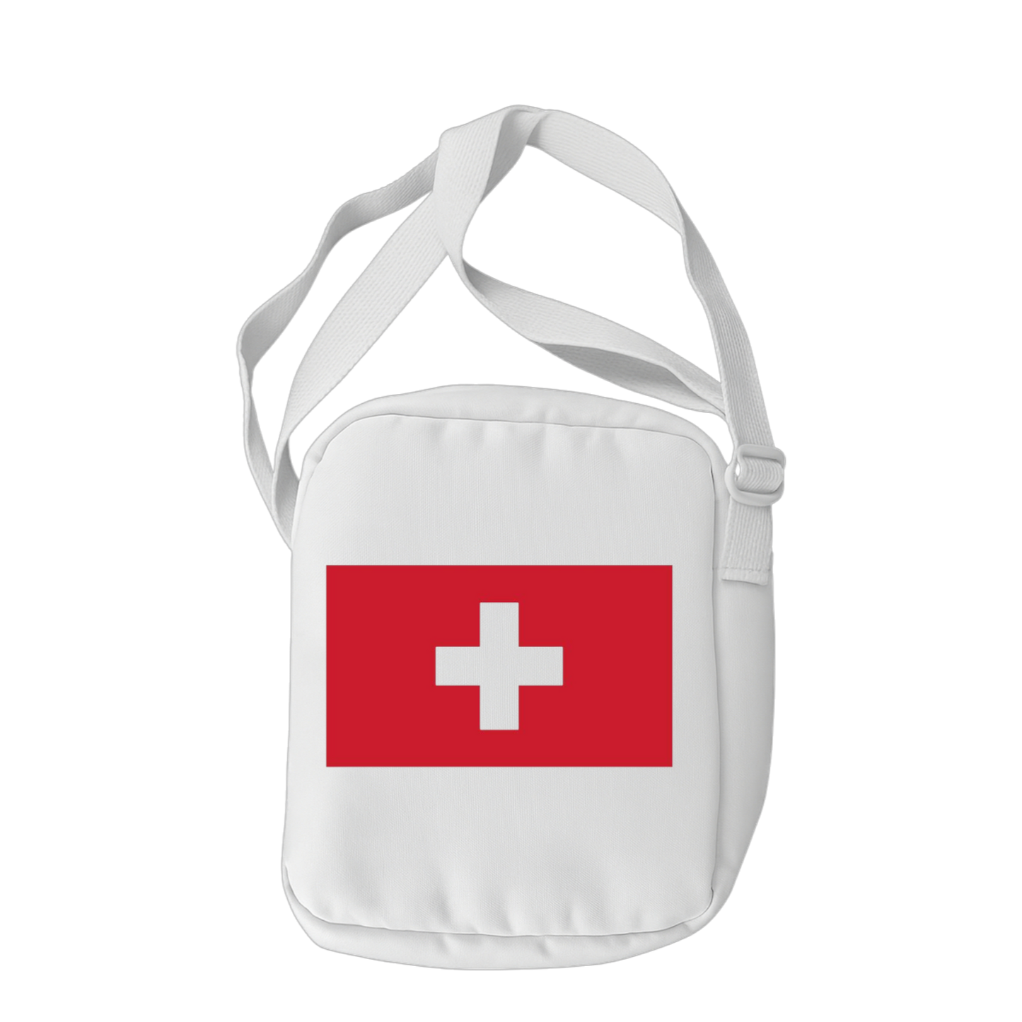 Schulrucksack Schweiz Flagge (Inkl. 4 Taschen)