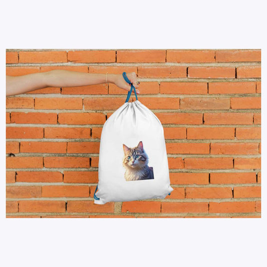 Turnbeutel watercolor Katze