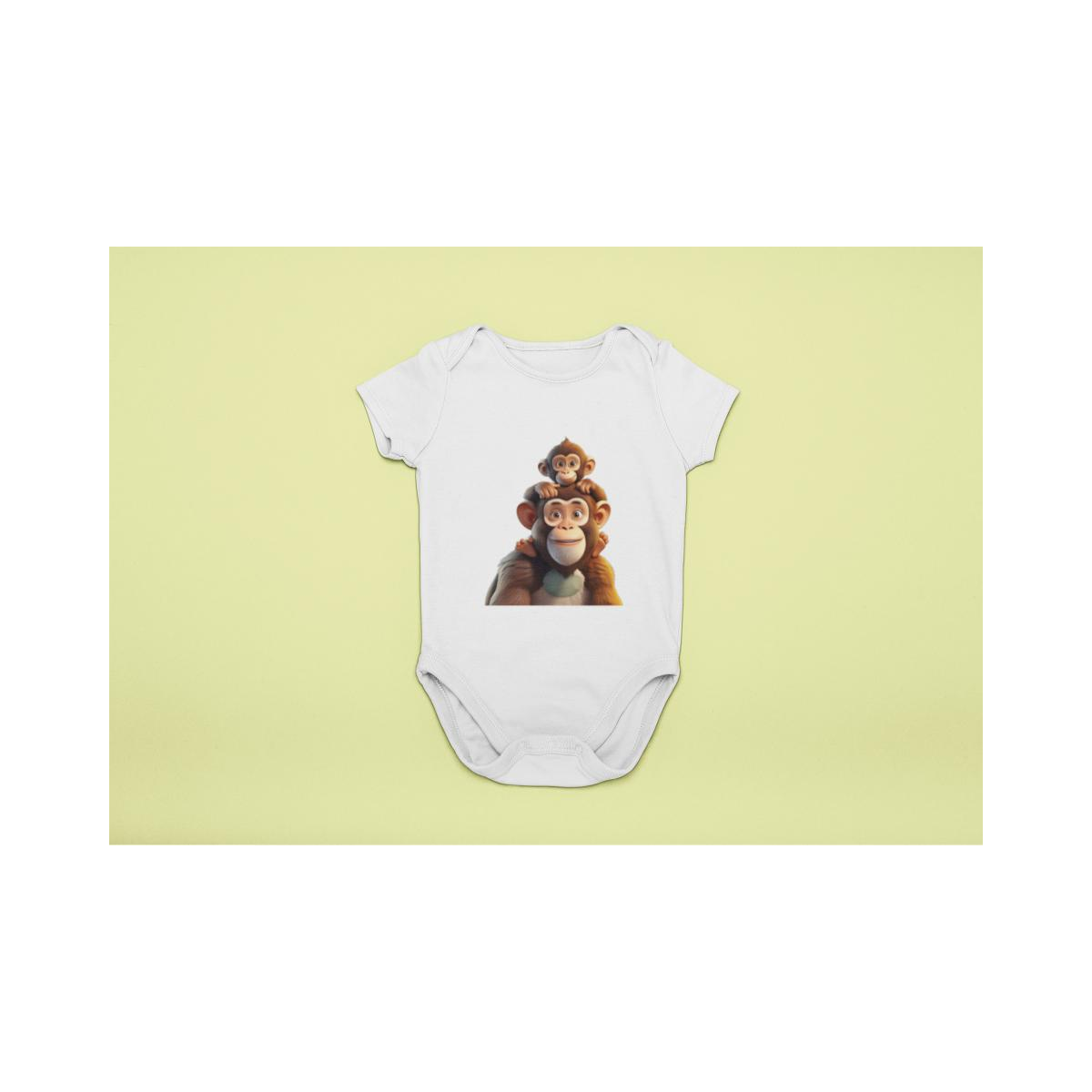 Baby Body Affen-Papa mit Baby