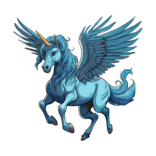 Baby Body blue winged Unicorn