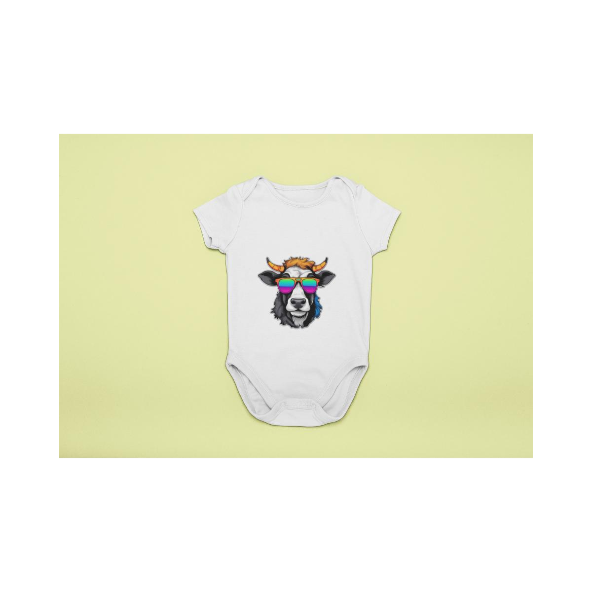 Baby Body die coole Kuh mit Sonnenbrille