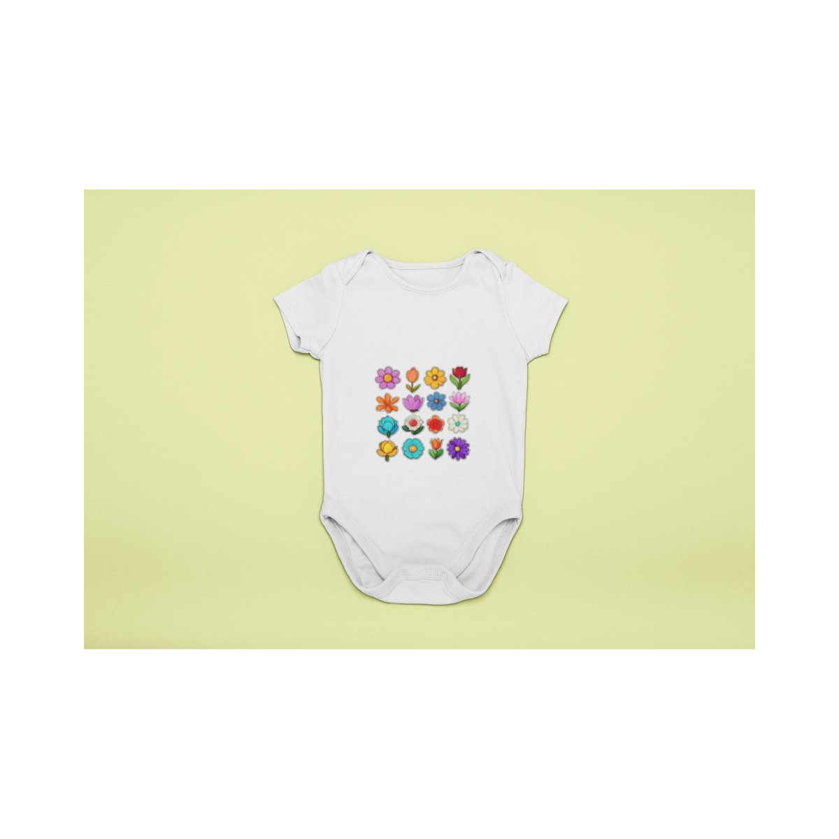 Baby Body Frühlingsblumen