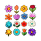 Baby Body Frühlingsblumen