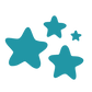 Baby Body herzige Sterne blau