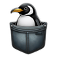 Baby Body Pinguin in Pocket
