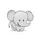Baby Body süsser Elefant