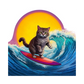 Baby Body surfing Cat