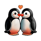 Baby Body verliebte Pinguine