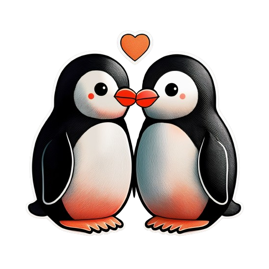 Baby Body verliebte Pinguine