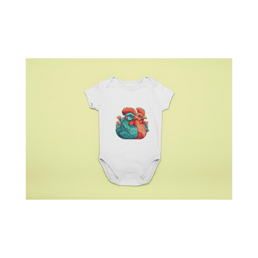 Baby Body Comic verrückte Hühner
