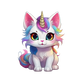 Baby Body cute Unicorn Cat