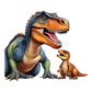Baby Body Dino mit Baby