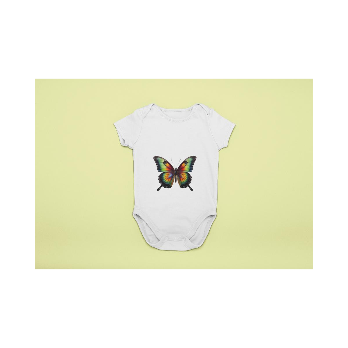 Baby Body farbiger Schmetterling
