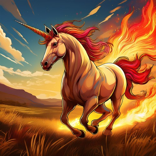 Baby Body Fire Unicorn