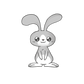 Baby Body süsser comic Hase