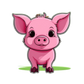 Baby Body kleines Comic Schwein