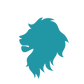 Baby Body Lion Head Silhouette