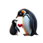 Baby Body Pinguin Mother Love