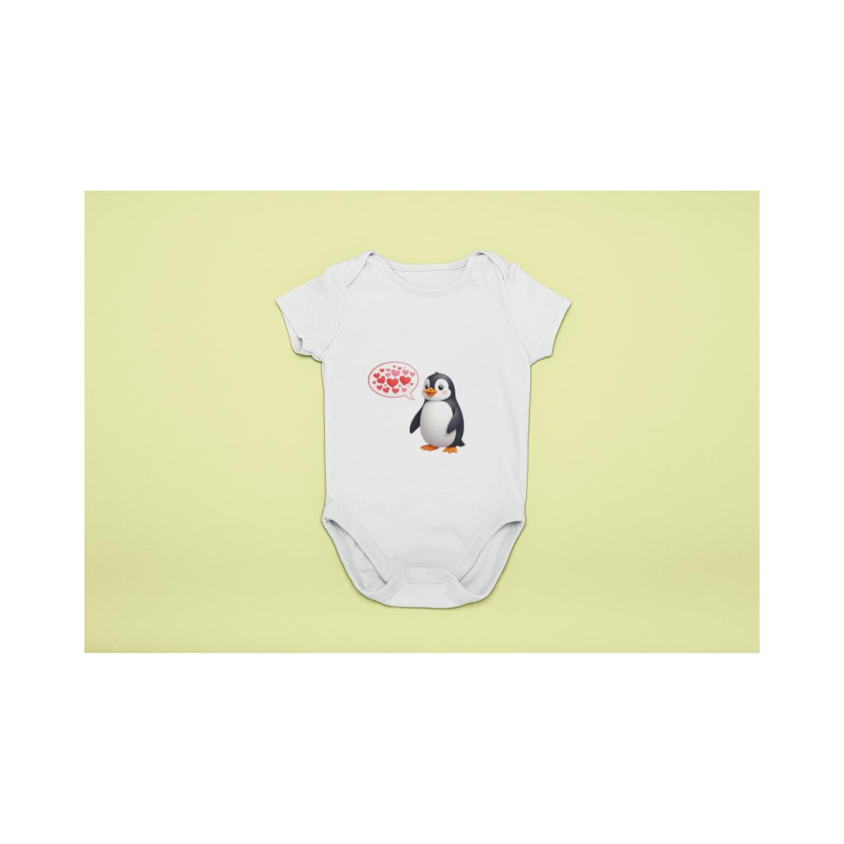 Baby Body Pinguin mit Herz