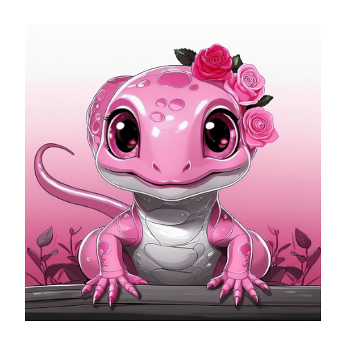 Baby Body süsser Salamander