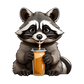 Baby Body süsser Waschbär