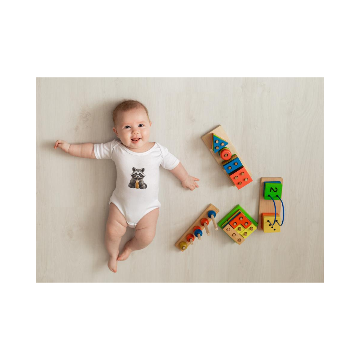 Baby Body süsser Waschbär