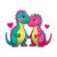 Baby Body verliebte Dinosaurier