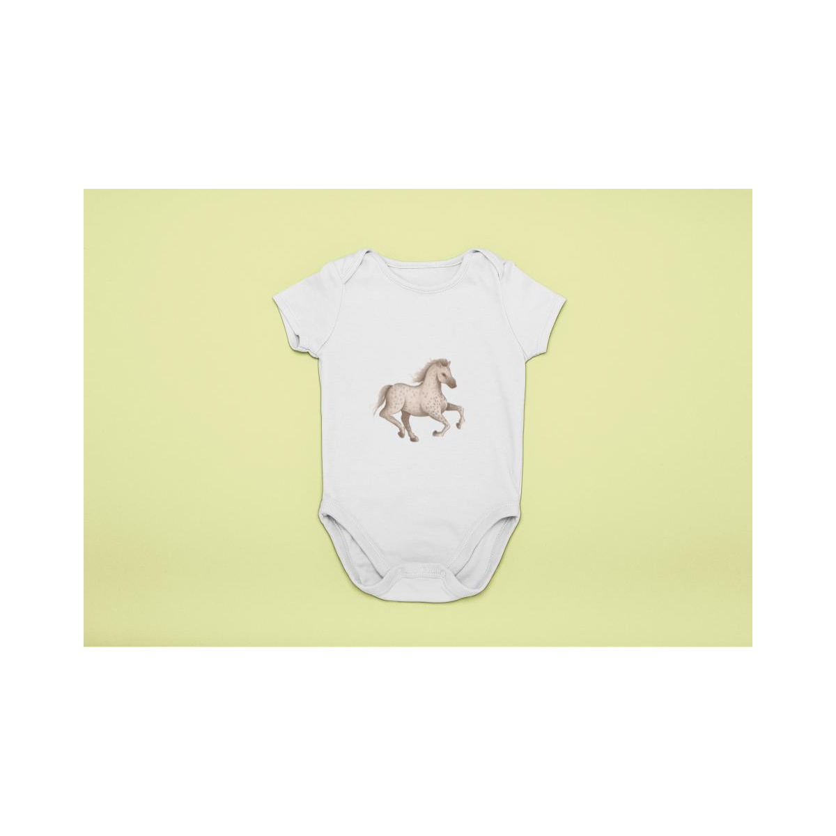 Baby Body watercolor realistic Horse Beauty
