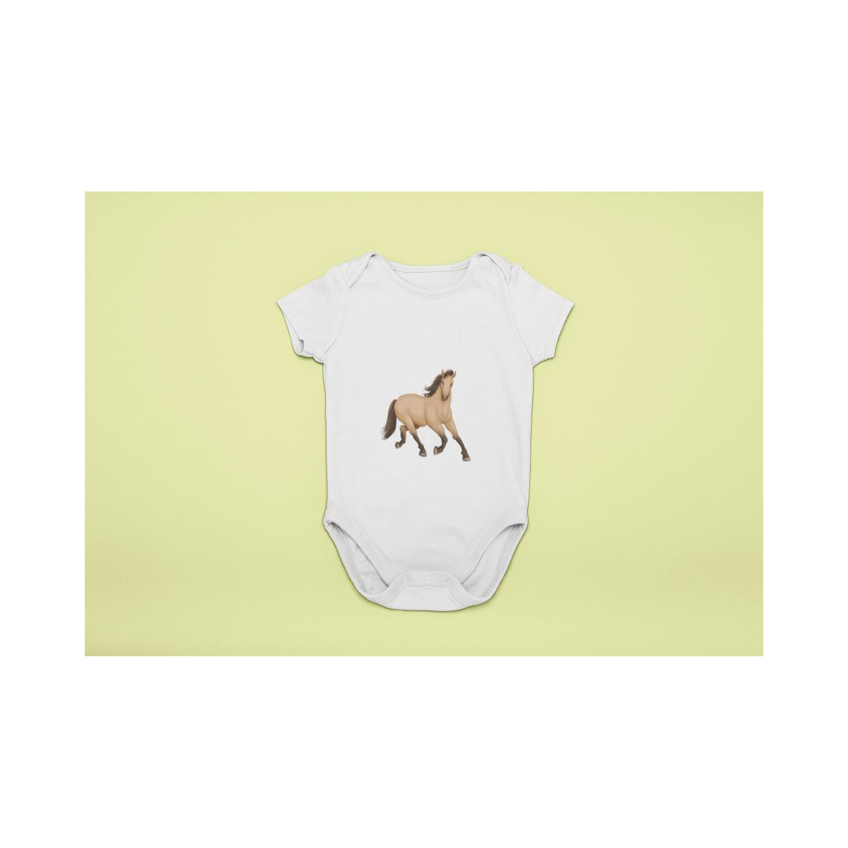Baby Body watercolor realistic Horse Bella