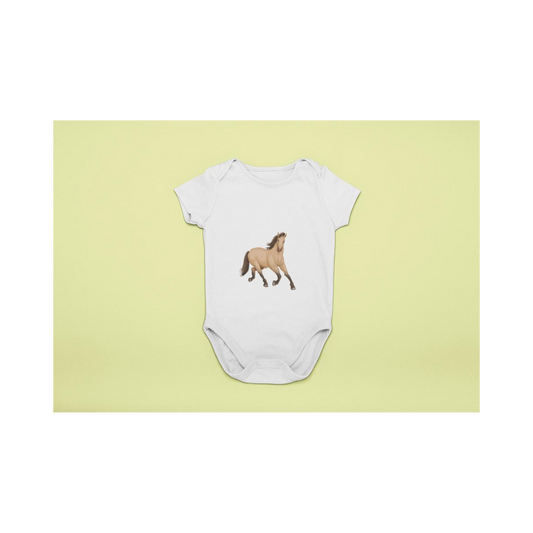 Baby Body watercolor realistic Horse Bella