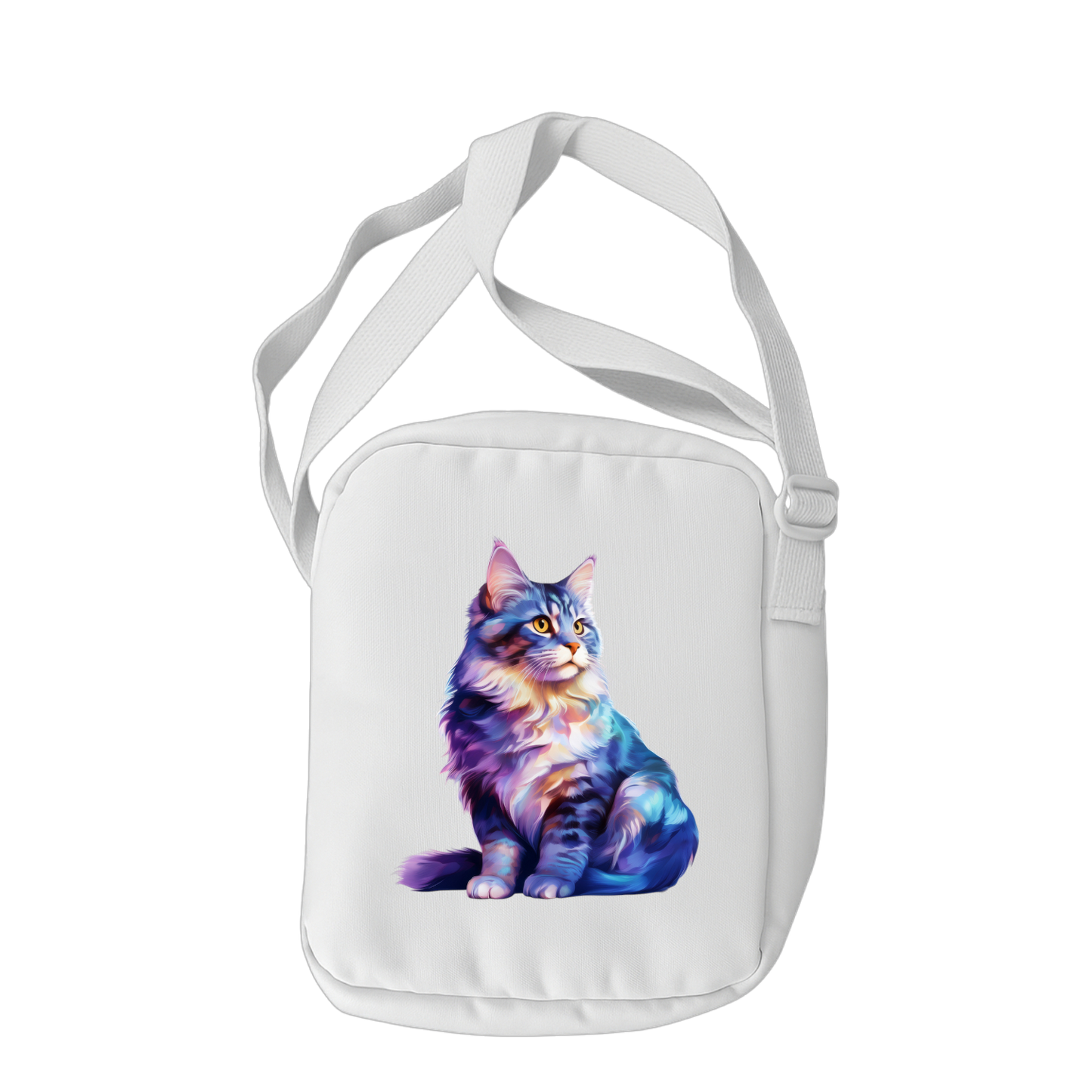 Schulrucksack-Set realistic watercolor Katze 2