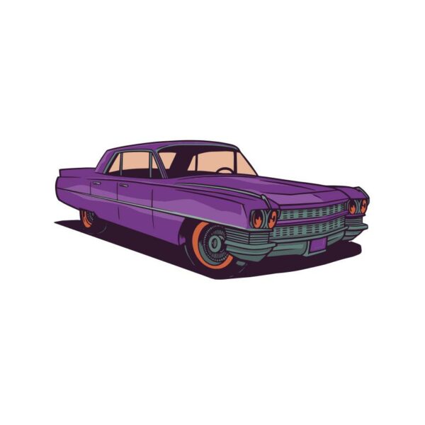 Turnbeutel oldschool Car 1