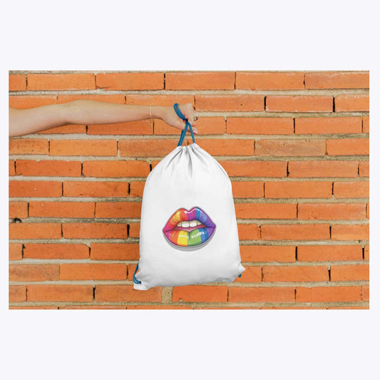 Turnbeutel Rainbow Lips
