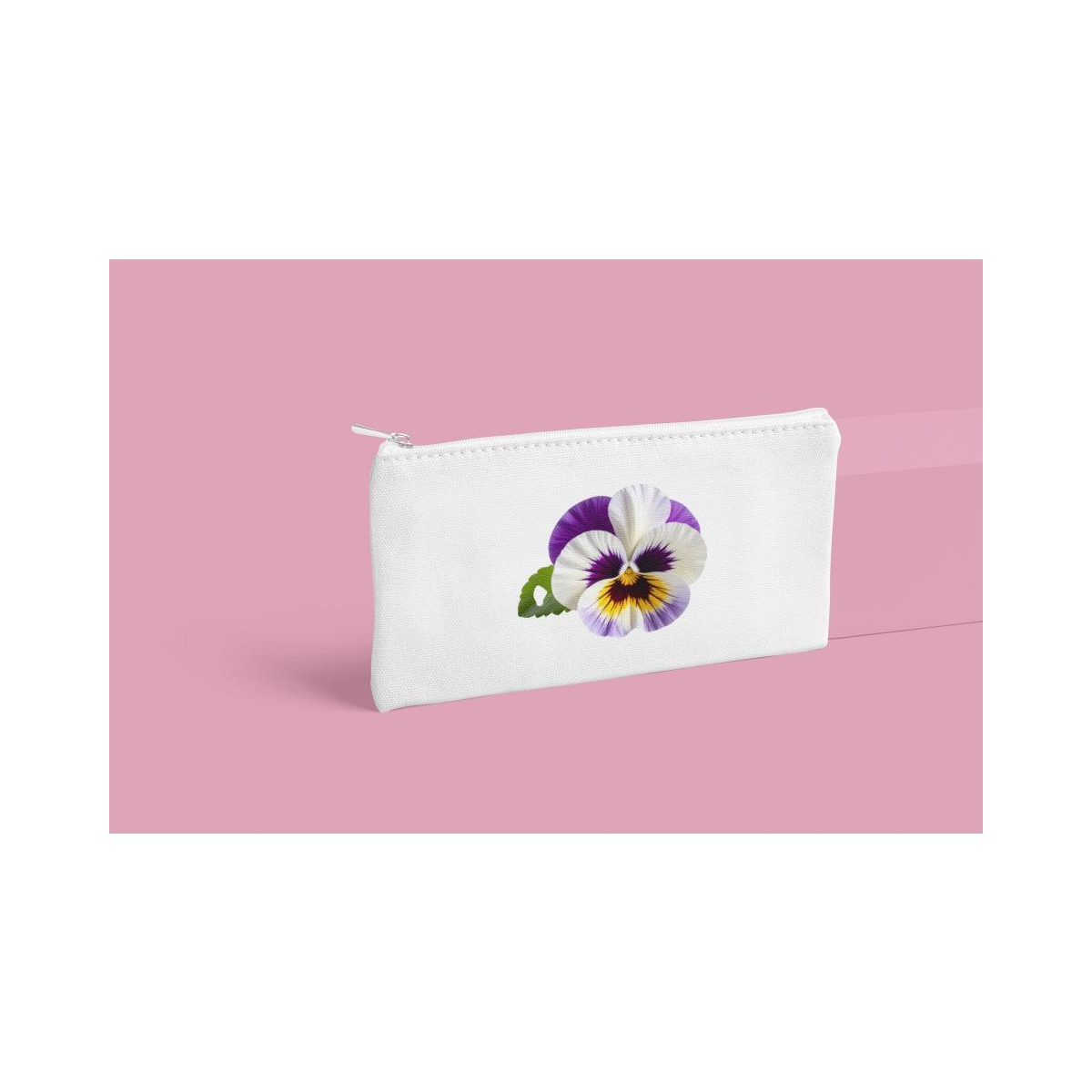 Schulrucksack-Set realistische Stiefmütterchen Blume 2