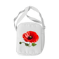 Schulrucksack-Set realistische  Mohn Blume