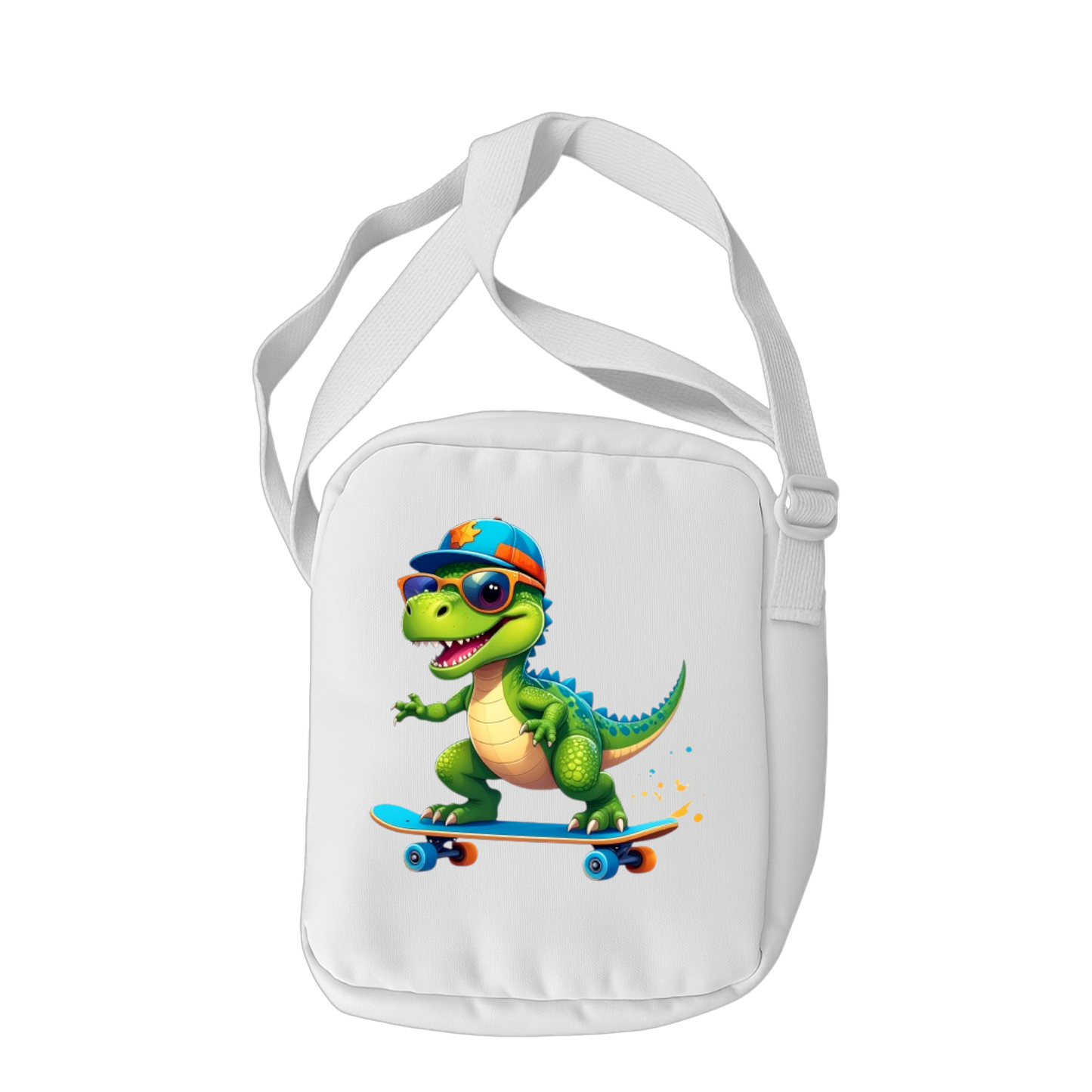 Schulrucksack-Set Skating Dino